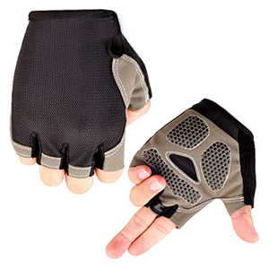 Guantes de Ciclismo Personalizados, Guantes de Ciclismo de Carretera, Guantes de Ciclismo de Cuero de Nueva Llegada, Medios Dedos, para Hombre - Product Image 4
