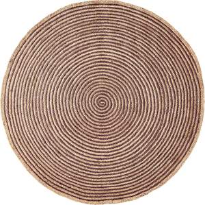 100% tapis de Jute tissé à la main en lin naturel couleurs tapis tressé en Jute pour salon entrée tapis tressés ronds pour chambre d'enfants - Product Image 4