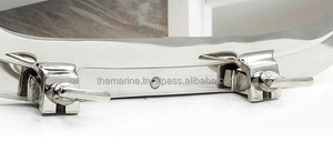 Espejo de ojo de buey de diseñador de latón macizo de calidad superior Beautifly antiguo-Decoración de pared cromada Vintage de lujo forma ovalada - Product Image 5