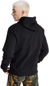 Sudadera con capucha y cremallera para hombre, con relieve, forro polar, color liso, de alta calidad para invierno - Product Image 6