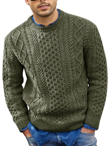 Pulls en laine 100% pour hommes, personnalisés, brodés sur le devant, style hip-hop, col personnalisé, chauds, séchage rapide, prix de gros abordable, haute qualité - Product Image 3