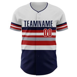 Custom Baseball Jersey Unisex Short Sleeve <b>Button</b> Front Team Name 00 Heat Transfer Printed Moisture Wicking Polyester Apparel - Product Image 1
