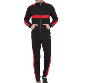 Exportateur en gros : Ensemble de survêtement cargo 2 pièces en coton pour homme, avec service professionnel et impression de logo. - Product Image 1