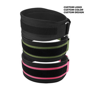 Personalizable 2Pood recto 4 pulgadas EVA levantamiento de pesas cinturones Fitness gimnasio sentadillas entrenamiento CrossFit entrenamiento cinturón aceptar logotipo personalizado - Product Image 3