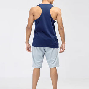 Custom Logo Blank Men Plain Tank <b>Top</b> 100% Cotton Breathable Eco-Friendly Quick Dry Slim Fit Sleeveless Casual Gym Fitness Summer - Product Image 6
