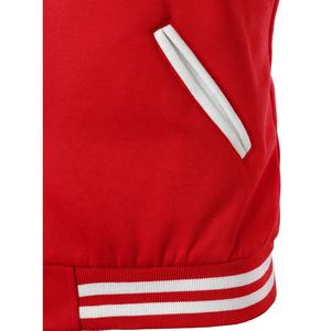 Chaqueta de béisbol universitaria de invierno para hombre Casual Slim Fit Genuine Fleece Ecológico Transpirable - Product Image 4