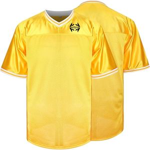 Camiseta de Rugby Corta de Alta Calidad, 100% Poliéster, Tejido Transpirable con Textura de Malla, Detalles de Costura Premium, Personalizable, Estilo Americano - Product Image 1