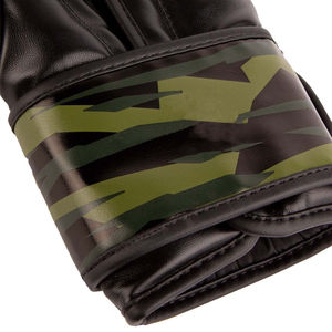 Gants de boxe professionnels en cuir PU 8oz 12oz avec logo personnalisé, équipement de frappe lourd pour l'entraînement en extérieur, impression personnalisée pour le combat - Product Image 5