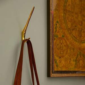 Crochet en laiton PrimeAlloy, Crochet en laiton NobleMetal, Support mural en laiton véritable, Crochet en laiton massif moulé, Crochet utilitaire en laiton BrassOrigin - Product Image 3