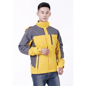 New Good Quality Custom Outdoor <b>Climbing</b> Orange Softshell Jacket - Product Image 3