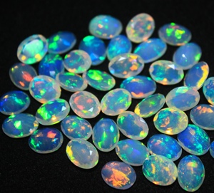 Genuine Natural Oval Cut Ethiopian Opal Gemstone Multi <b>Fire</b> Effect Calibrated Loose <b>Stone</b> Wholesale Price - Product Image 3
