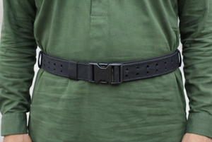 Duty <b>Belt</b> Black Hook & Loop Adjustable Waist Utility <b>Belt</b>, Heavy Duty Security <b>Work</b> <b>Belt</b> - Product Image 6