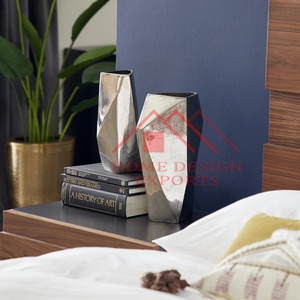 2025 último diseño de aluminio niquelado macetas jarrones para sala de estar - Product Image 5