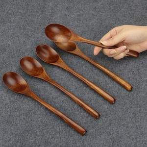 Cucharas de Madera, Diseño Contemporáneo, Ecológicas, Ligeras, Pulidas a Mano, para Mezclar Alimentos Ácidos, Protegen la Superficie Antiadherente - Product Image 5