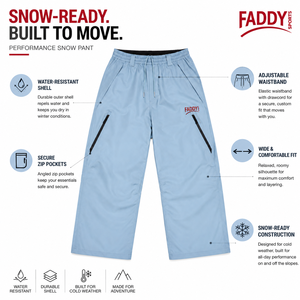 Pantalon de snowboard imperméable et ample pour homme et femme, pantalon de ski d'hiver de haute qualité, coupe-vent, isolé, vêtements de sport de montagne pour l'extérieur - Product Image 6