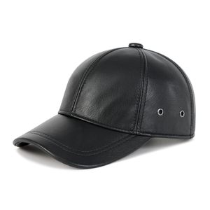 Casquette Gavroche Unisexe en Cuir de Vachette Véritable, Réglable, Respirante, Quatre Saisons, Décontractée, Classique, Style Golf, Ivy, Gatsby, Couleur Unie - Product Image 1