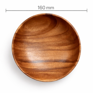Grand bol rond en bois - Product Image 4