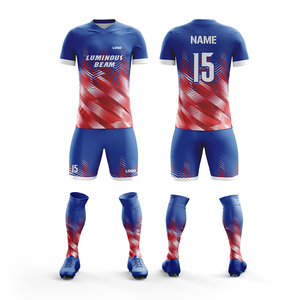 Uniforme de Fútbol Personalizado para Hombre, Conjunto de Camiseta y Pantalones Cortos, Ropa Deportiva de Alto Rendimiento, Impresión por Sublimación, Logotipo, Nombre y Número Personalizados - Product Image 6