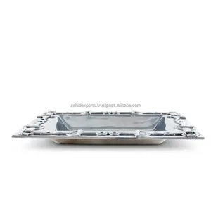 Bandeja de Metal Hecha a Mano de Moda para Colecciones de Artículos para el Hogar, Textura Global, Decoración de Cocina para Exportación, por Zahid Exports en India - Product Image 2