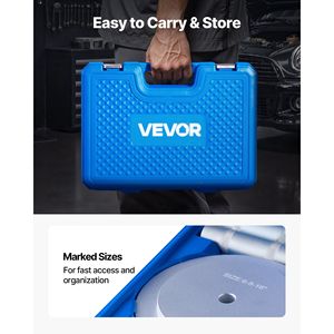 Kit pressa cuscinetti a 7 pezzi con attrezzo per montaggio guarnizioni e cuscinetti, asta di prolunga per impugnatura, per manutenzione e riparazione utensili - Product Image 6