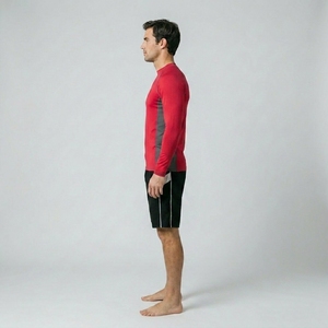 Men's Rash Guard Full Sleeve Quick Dry Anti-Bacterial UPF50+ Plus Size Compression Breathable Eco-Friendly Shirts - Product Image 6