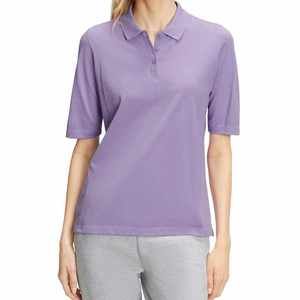 เสื้อโปโลผู้หญิงลำลอง ขายดี ดีไซน์ใหม่ รับทำโลโก้ สีพื้น ระบายอากาศได้ดี - Product Image 4