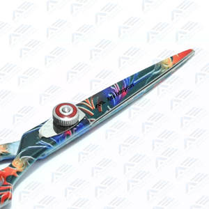 กรรไกรตัดผมหัวแหลมเหล็กคุณภาพสูงสำหรับช่างตัดผมมืออาชีพเครื่องมือความงาม - Product Image 3