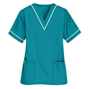 Ensemble de tenues médicales d'été unisexe anti-rides, respirant, à séchage rapide, en Spandex, avec pantalon jogger et hauts uniformes pour le personnel médical et infirmier - Product Image 6