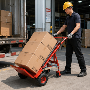 Electric Four-Wheel <b>Platform</b> Dolly for & <b>Trolleys</b> with OEM Customization for Factory or Warehouse Use - Product Image 1