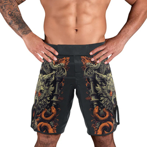 Shorts de combat MMA personnalisés imprimés, prix de gros usine, respirants, avec service OEM ODM - Product Image 4