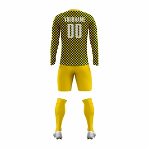 Fabricante de Uniformes de Fútbol Personalizados de Alta Calidad, Conjunto de Camiseta y Pantalones Cortos de Fútbol Transpirables, 100% Poliéster, Impresión por Transferencia de Calor en la Parte Delantera - Product Image 2