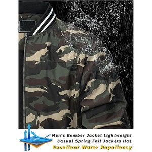 Chaquetas de Hombre de Alta Calidad para Otoño y Primavera, con Cierre, Cuello Alto, Estilo Holgado, Casual, Resistente al Viento, Tallas Grandes - Product Image 4