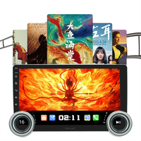 Estéreo Universal para Auto de 10 Pulgadas, Reproductor de DVD, Radio, Navegación, Unidad Principal de 4 Núcleos, GPS, Amplificador, Carplay, Android Auto con Perillas