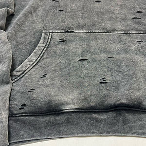 เสื้อฮู้ดดี้ผู้ชายผ้าฝ้ายพรีเมียม ขนฟลีซอย่างดี สวมใส่สบาย สไตล์สตรีทแวร์ แขนยาว รับผลิตตามแบบ (OEM) ขายส่งจากโรงงานในสหรัฐอเมริกา - Product Image 5