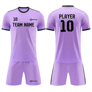 DAIZEN STAR Custom Team Name Soccer Jersey Set Short Sleeve Crew Neck Sublimated Geometric Print Moisture Wicking 100% Polyester - Product Image 5