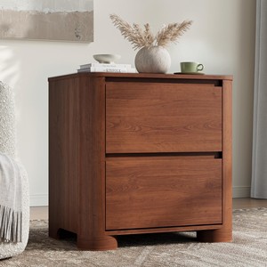 Commode en bois de manguier artisanale, finition vieillie marron, mobilier en gros - Product Image 1