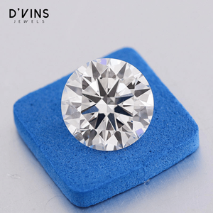 เพชรปลูกในห้องปฏิบัติการ D'vins Jewels ขายส่ง ขนาด 1 กะรัต 2 กะรัต 3 กะรัต 4 กะรัต 5 กะรัต รูปทรงกลมเจียระไนแบบบริลเลียนท์ สี D - Product Image 2