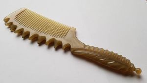 Peigne en corne naturelle de qualité supérieure pour démêler les cheveux et lutter contre l'électricité statique, outil de soin et de toilettage des cheveux - Product Image 2