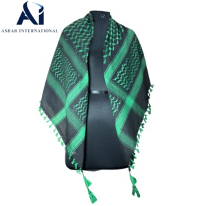 Vente en gros de foulards traditionnels arabes pour hommes, ghutra shemagh, carrés, en coton à carreaux, foulards pour la tête, haji rumal, séchage rapide, respirant - Product Image 3