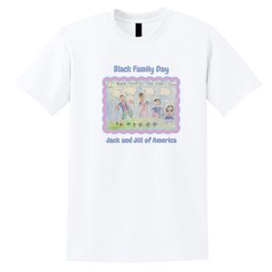 T-shirt Jack and Jill White Family Day 2025 pour hommes et femmes, assorti pour réunion de famille, décontracté, confortable, en coton, vêtements pour événements - Product Image 1