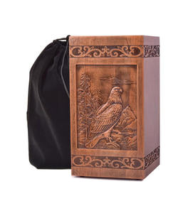 Urnas de Cremación de Madera de Diseño Único y Alta Calidad para Adultos, Urnas Funerarias de Madera, Tamaño Personalizado, Artículos Funerarios - Product Image 1