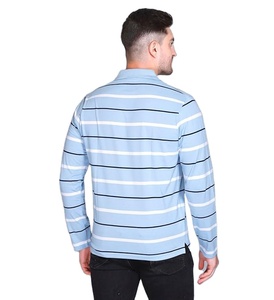 Camisas Polo Casuales de Hombre, Talla Grande, de Lujo, con Cuello Camisero, Manga Larga, Transpirables, Diseño Personalizado, Corte Ajustado, con Bolsillo - Product Image 4