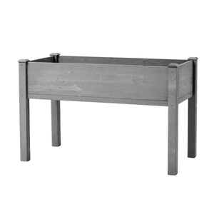 Jardinière surélevée en bois pour l'extérieur, 48x24x30 pouces, avec pieds, pour la culture de plantes, fleurs, fruits, légumes et herbes - Product Image 3