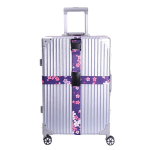 Luggage strap Security <b>Lock</b> Cross Strap Luggage Seat Belt <b>Suitcases</b> Strapping for Travel Belt with ABS <b>Lock</b> - Product Image 5