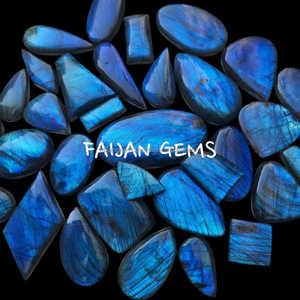 Piedra de labradorita de fuego azul natural hecha a mano, piedras preciosas sueltas para piezas únicas personalizadas - Product Image 2