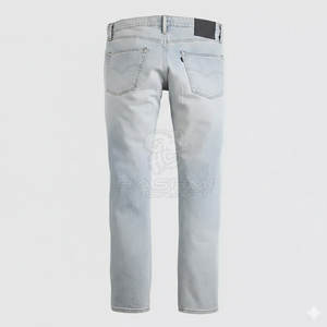 Pantalon en jean décontracté pour homme, matière légère et respirante, look élégant, parfait pour un style de vie moderne quotidien - Product Image 2