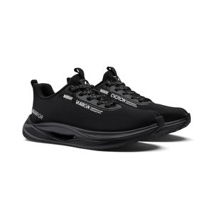 Warrior Chaussures de course pour hommes, respirantes, légères, amortissantes, à lacets, baskets de fitness - Product Image 1