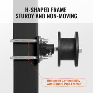 Steel H-Shaped Wheel Groove Cantilever Sliding Gate <b>Kit</b> <b>Rolling</b> Door Hardware for Sliding Gates - Product Image 5
