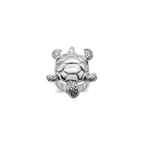 Bague mignonne en forme de tortue de mer pour femme, argent 925 - Product Image 1