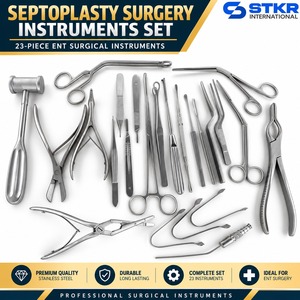 Ensemble d'instruments de chirurgie de la septoplastie, 23 pièces, instruments chirurgicaux ORL - Product Image 1